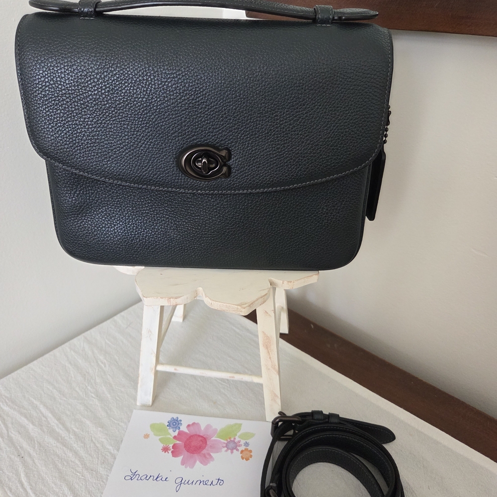Coach Cassie Crossbody Bag GUC Dark Pine Green